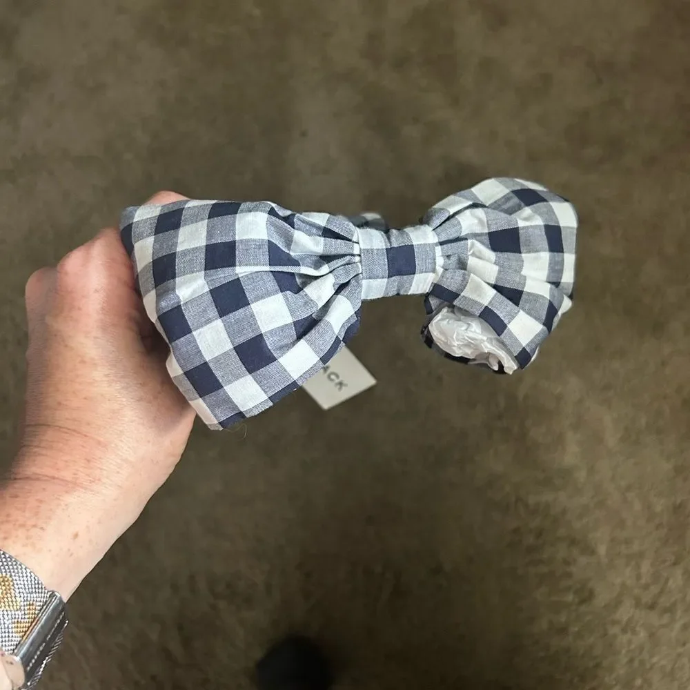 Janie and Jack Gingham and Floral Headband Trio